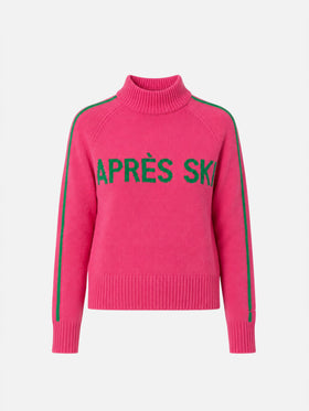 Pull col montant Peak avec broderie Après Ski 