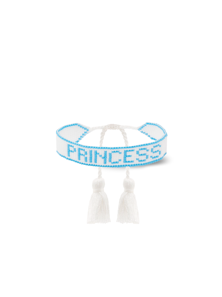 Pearls bracelet with Princess lettering