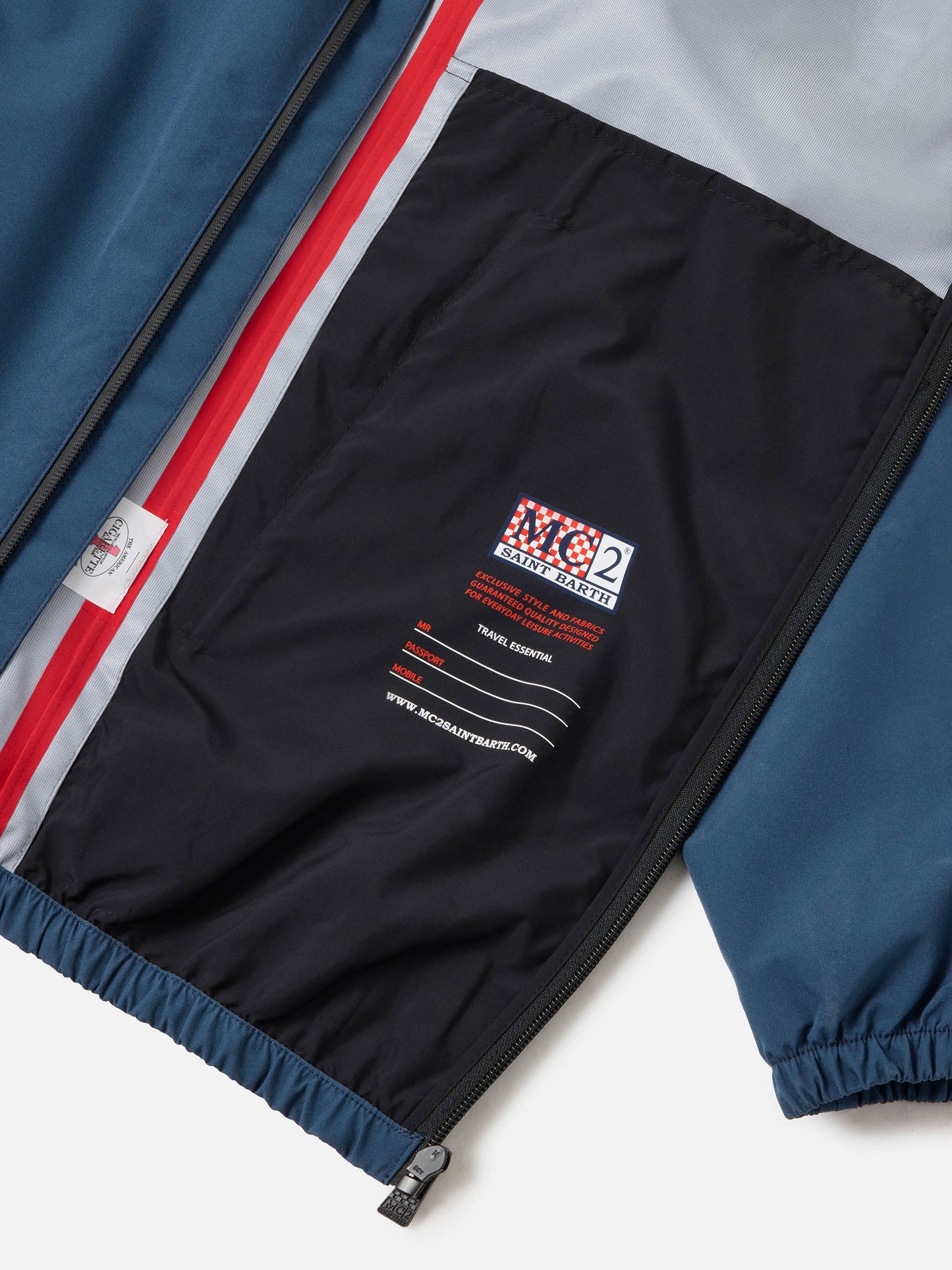 Navy blue Pilot technical jacket with Cigarette print | Special Edition