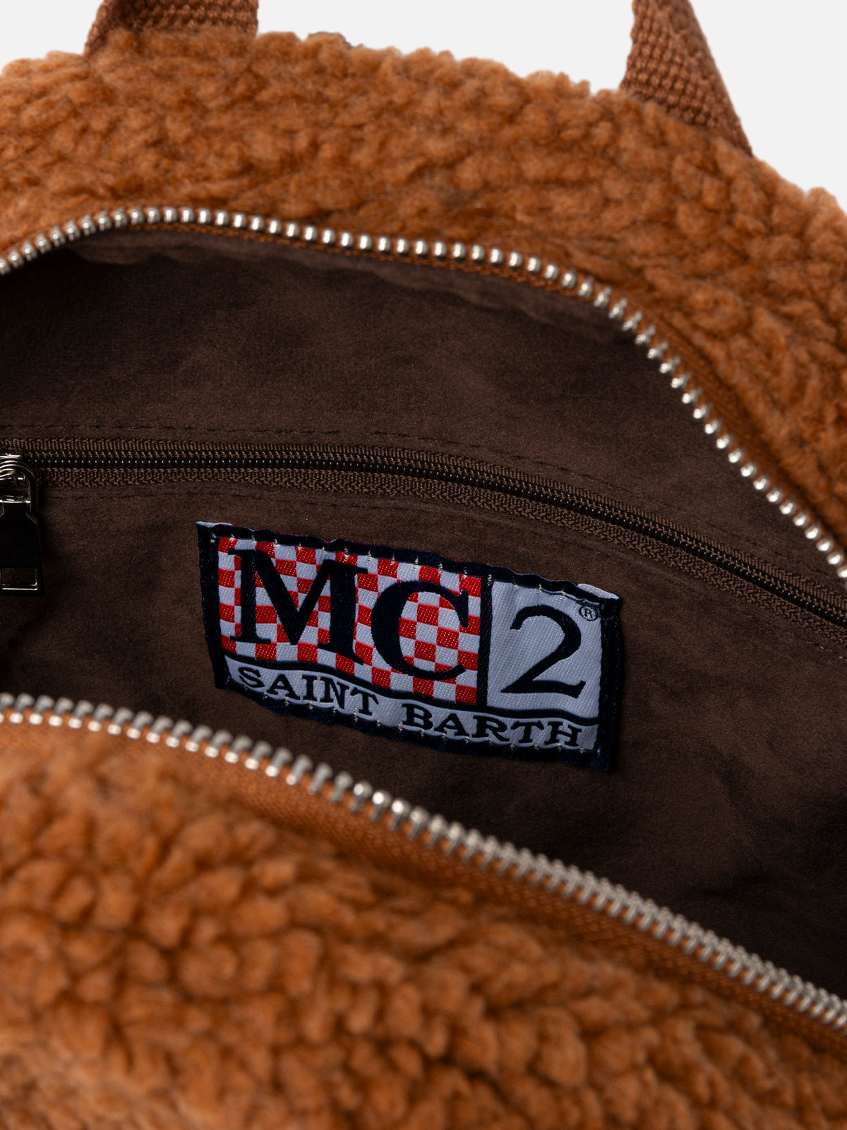 Plush backpack with teddy shape - MC2 Saint Barth