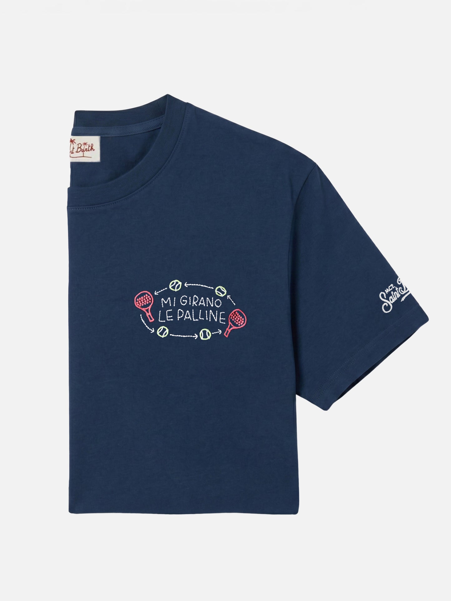 Portofino t-shirt with Mi girano le palline embroidery | Special Edition