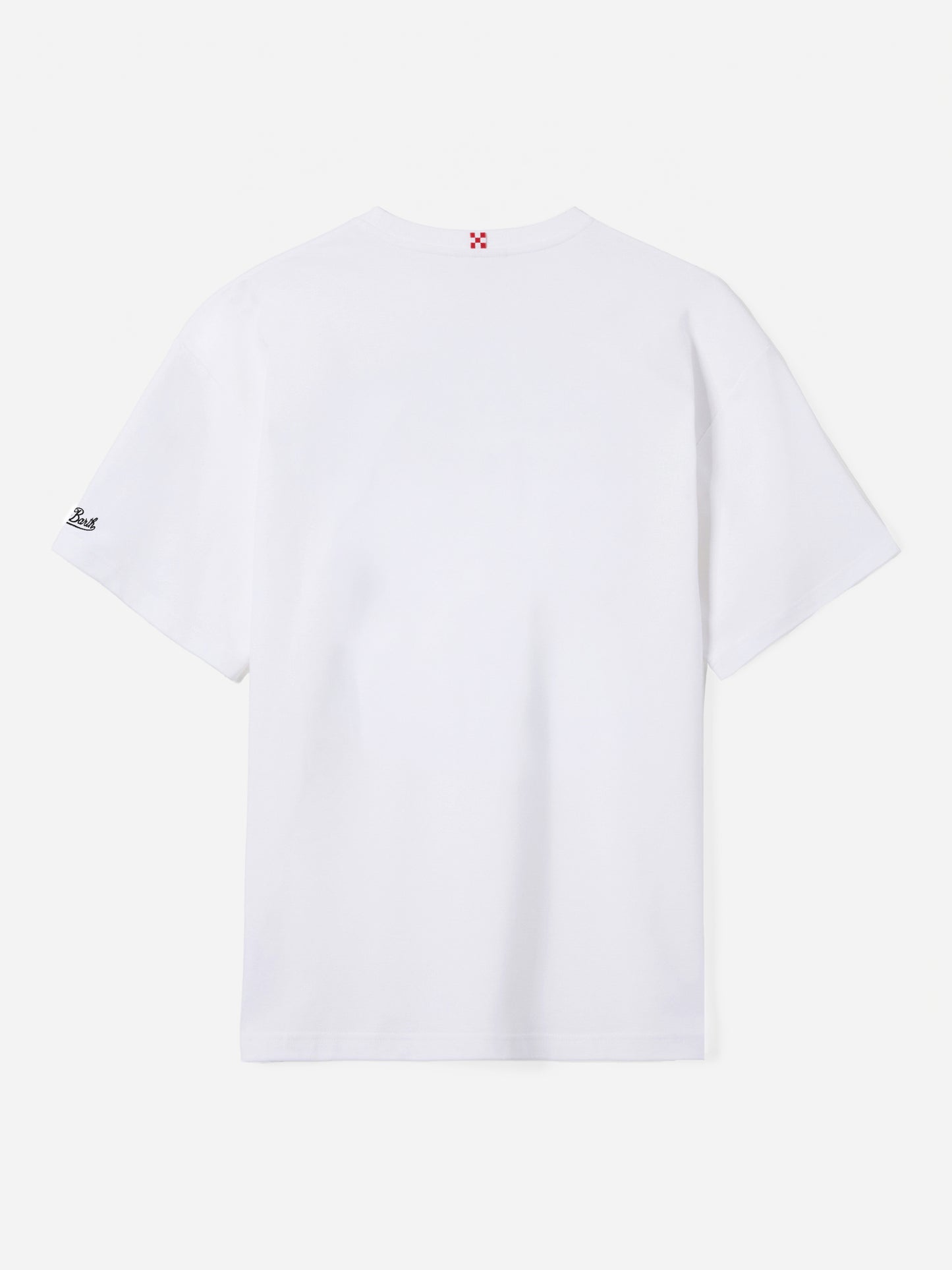 Klassisches Baumwolljersey-T-Shirt Portofino mit Core de 'sta città-Stickerei | AS ROMA SPECIAL EDITION