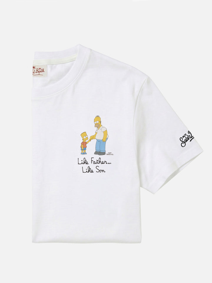 Camiseta Portofino blanca con bordado Like Father Like Son | Edición Especial 