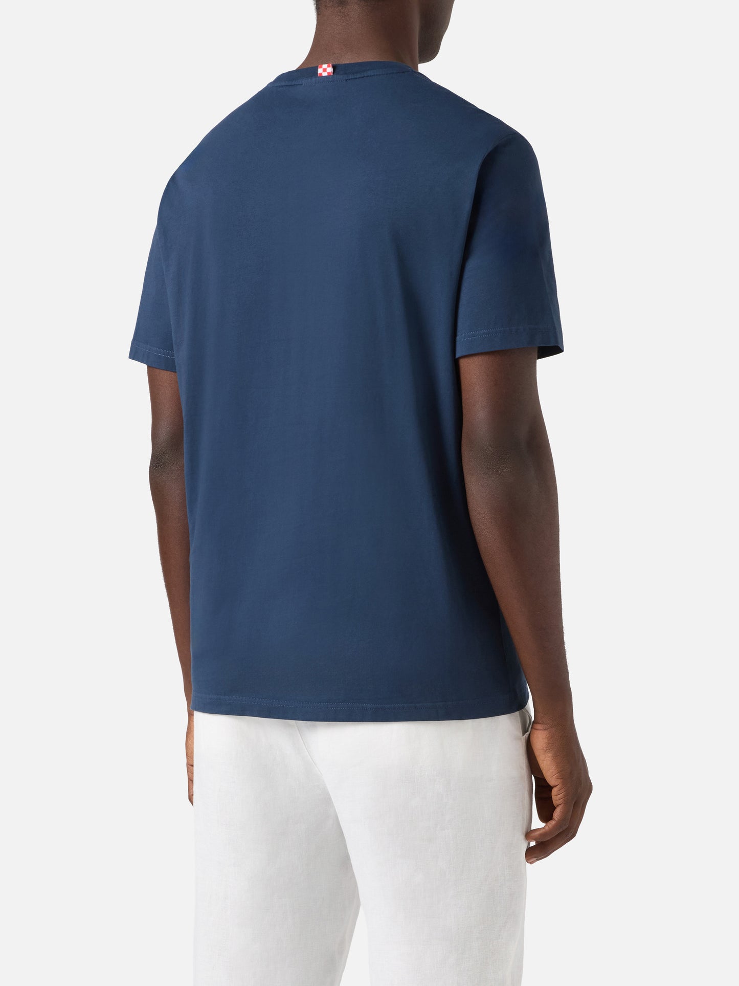 Blue Portofino T-shirt with I Found My Gin In Portofino embroidery | Special Edition