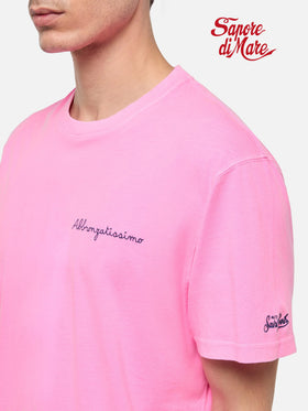 Klassisches T-Shirt Portofino aus Baumwolljersey mit Abbronzatissimo-Stickerei | SAPORE DI MARE SONDERAUSGABE
