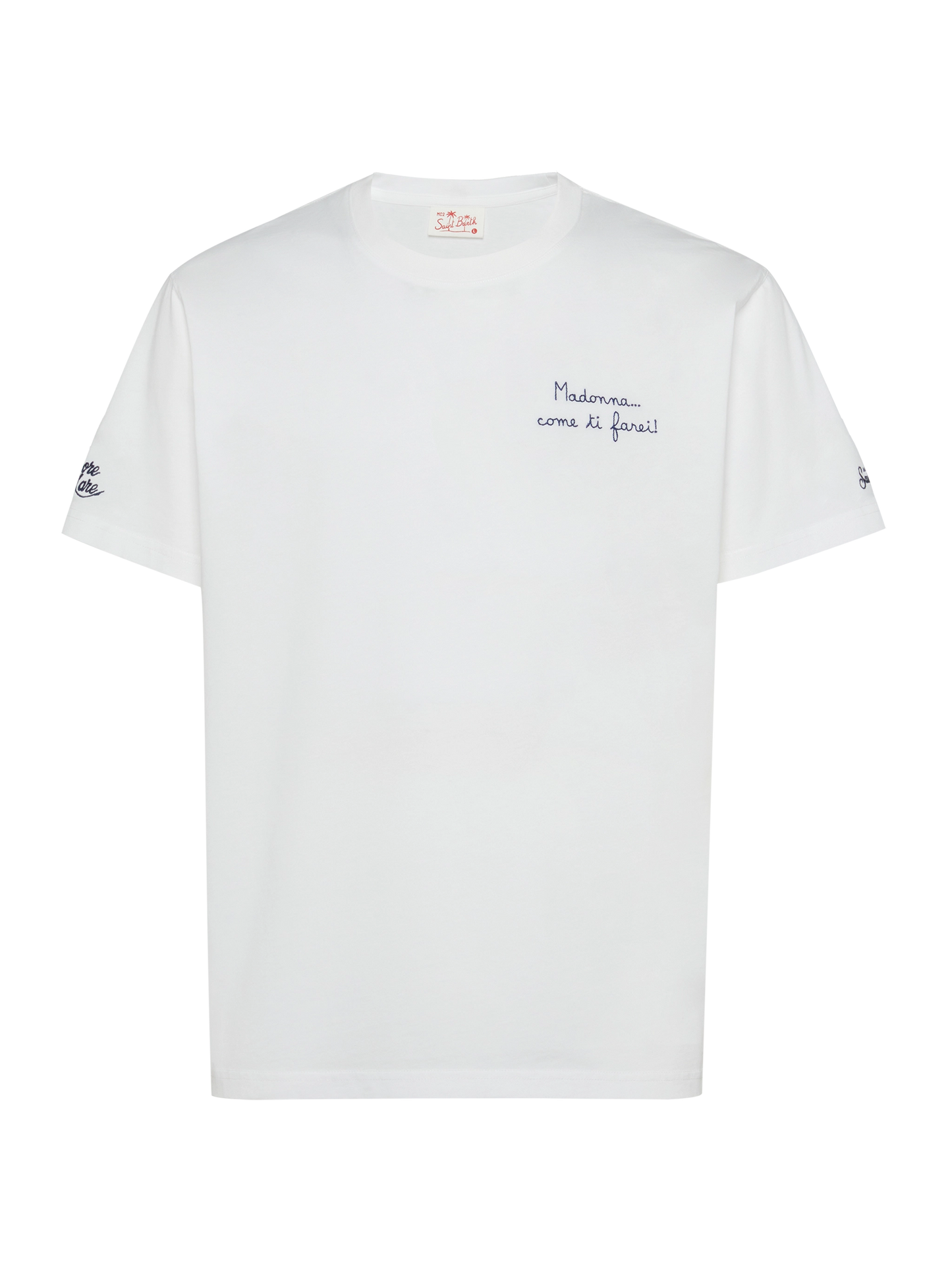 T-shirt Portofino in jersey di cotone classic fit con ricamo Come ti farei! | SAPORE DI MARE SPECIAL EDITION