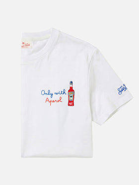 Man t-shirt with Only with Aperol front embroidery | APEROL SPECIAL EDITION
