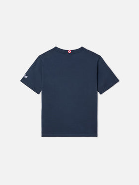 T-shirt Portofino Jr con ricamo Acqua In Bocca