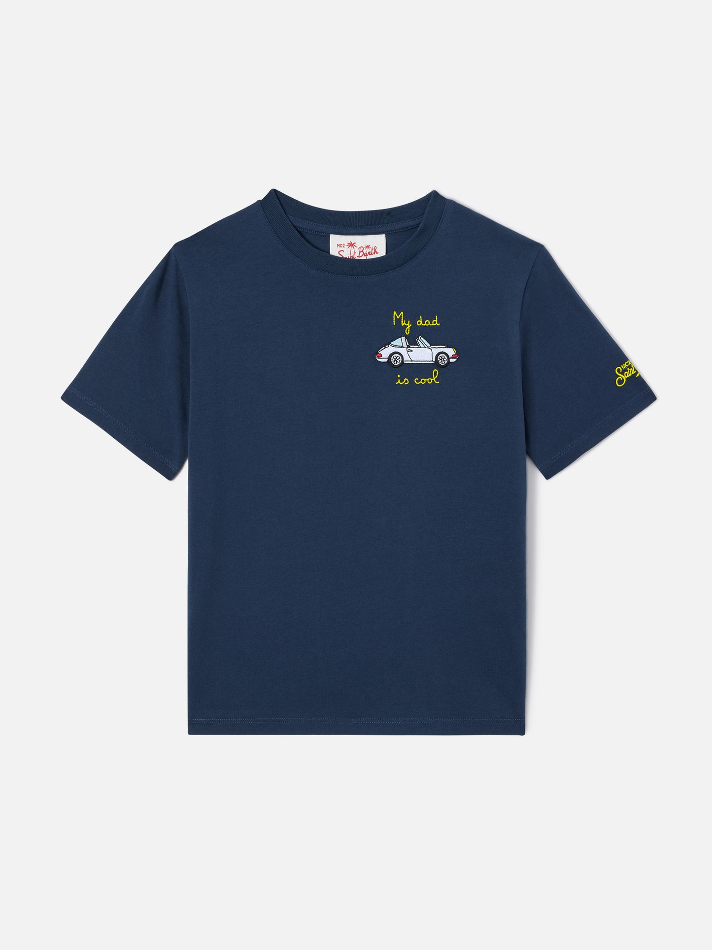 Portofino Jr T-Shirt mit Stickerei My Dad Is Cool | Special Edition 