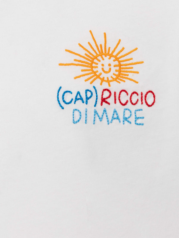 T-shirt Portofino Jr in jersey di cotone con ricamo (Cap)Riccio di Mare | INSULTI LUMINOSI SPECIAL EDITION