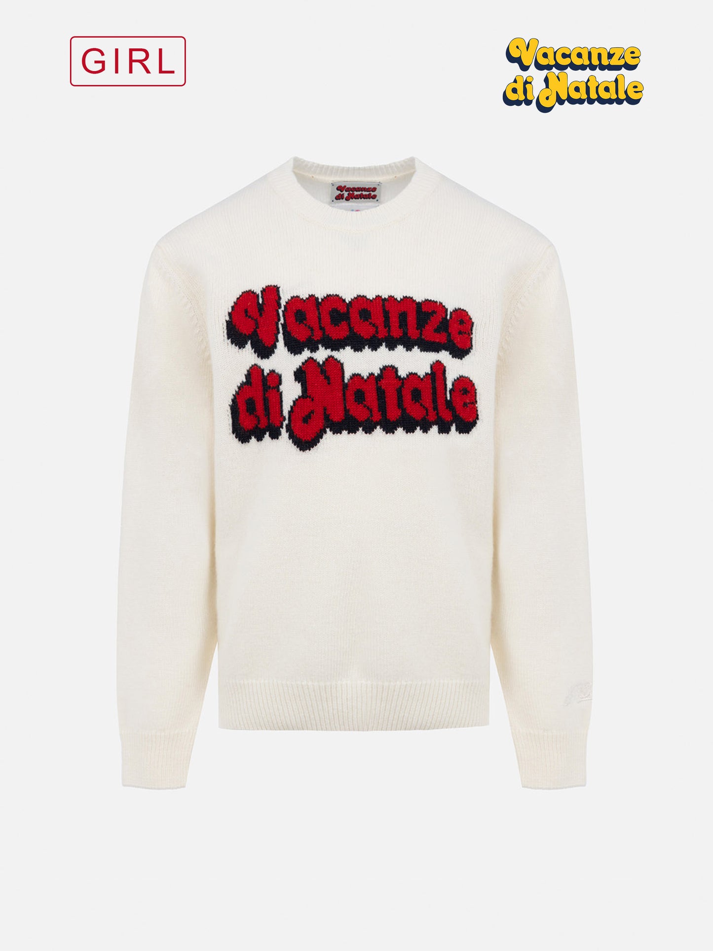 Mädchenpullover Prinzessin mit Vacanze di Natale-Jacquard | VACANZE DI NATALE SONDERAUSGABE