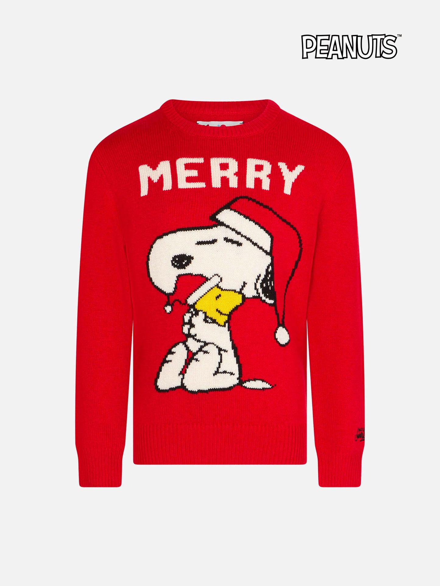 Kid crewneck sweater with Christmas Snoopy print  | SNOOPY - PEANUTS™ SPECIAL EDITION