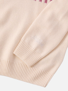Maglione  Princess in misto cashmere e con jacquard lurex Splendida Splendente