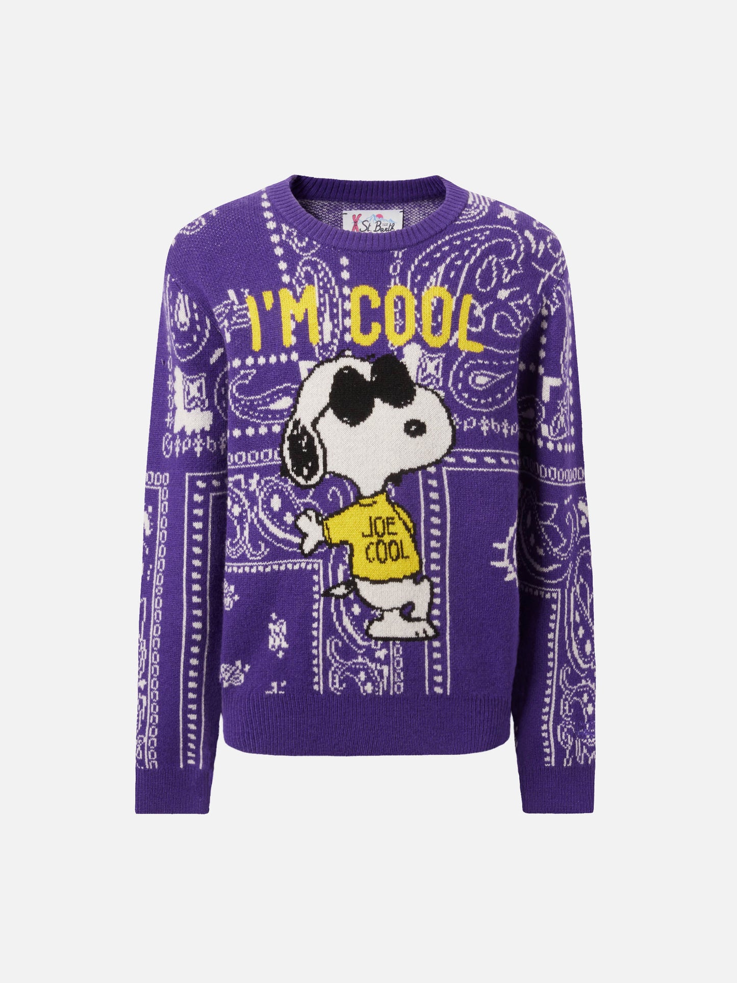 Princess crewneck with bandanna and Snoopy jacquard | SNOOPY PEANUTS SPECIAL EDITION