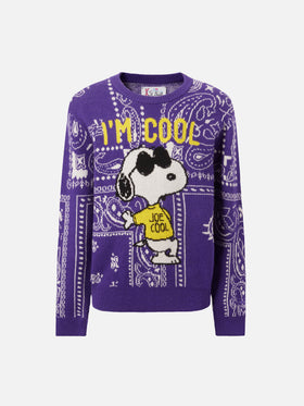 Princess crewneck with bandanna and Snoopy jacquard | SNOOPY PEANUTS SPECIAL EDITION