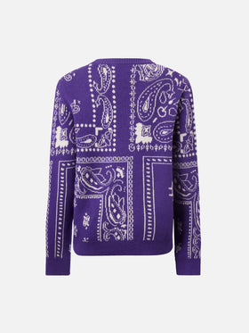 Princess crewneck with bandanna and Snoopy jacquard | SNOOPY PEANUTS SPECIAL EDITION