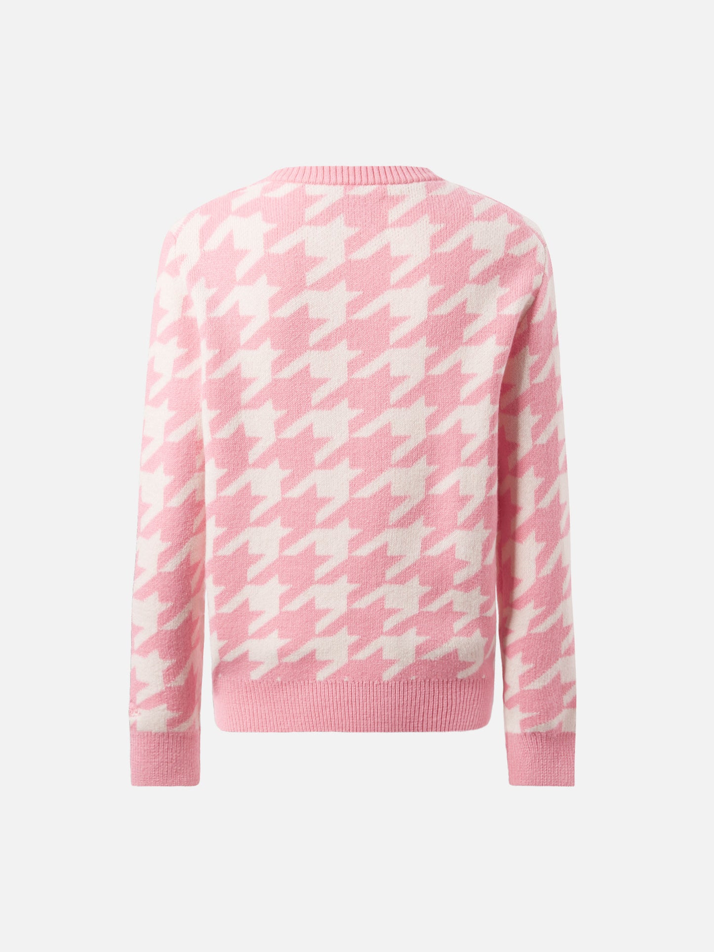 Princess crewneck with pied de poule and Snoopy jacquard | SNOOPY PEANUTS SPECIAL EDITION