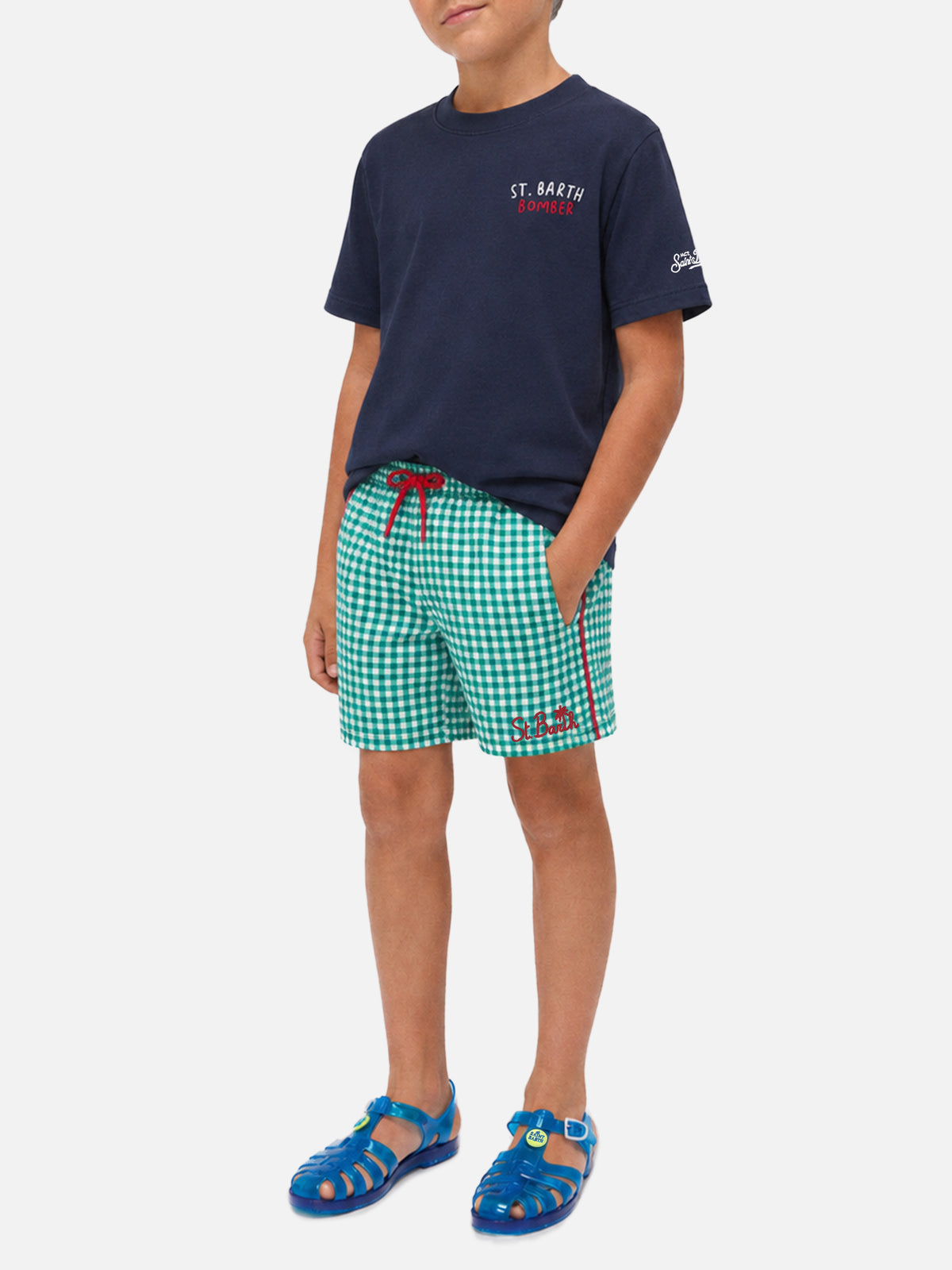 Camiseta Portland Jr con bordado Bomber 