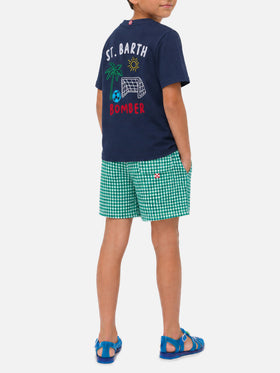 Camiseta Portland Jr con bordado Bomber 