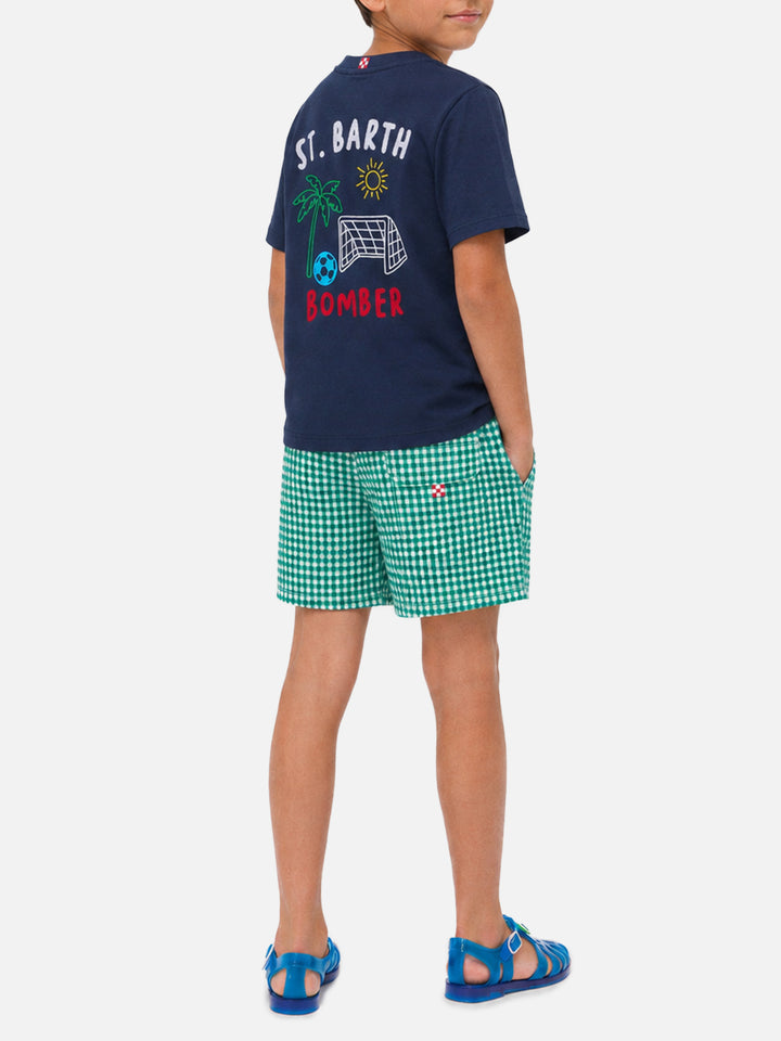 T-shirt Portland Jr avec broderie Bomber 