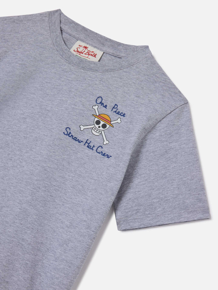 T-shirt Portland Jr gris avec imprimé Monkey D. Luffy | ONE PIECE SPECIAL EDITION 