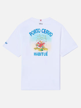 T-shirt Portland bianca con stampa Porto Cervo Habitué | Special Edition