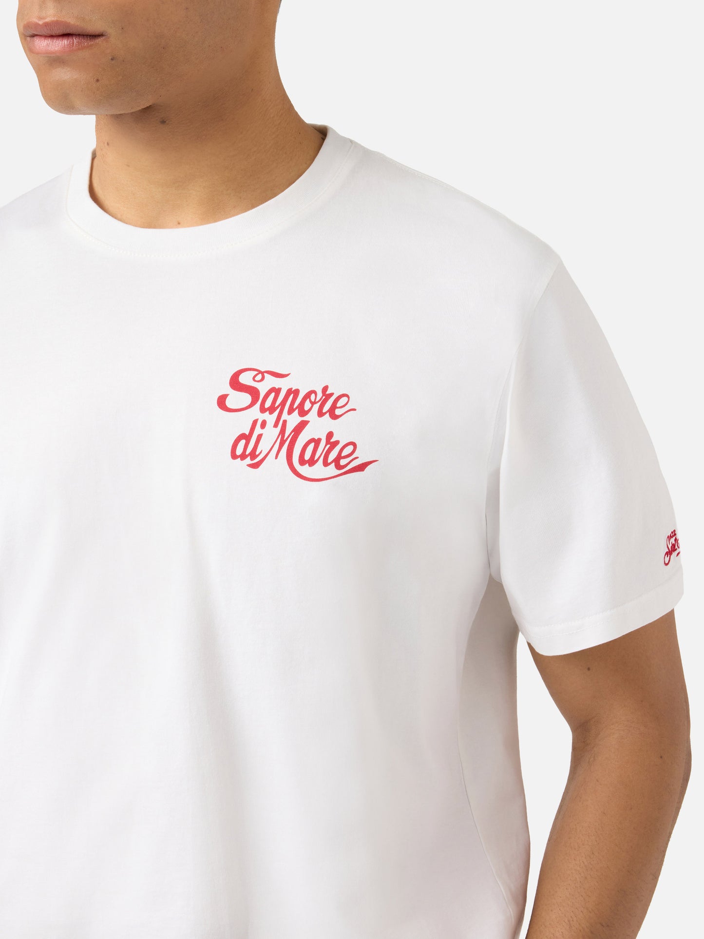 White Portland t-shirt with Sapore di Mare print | Special Edition