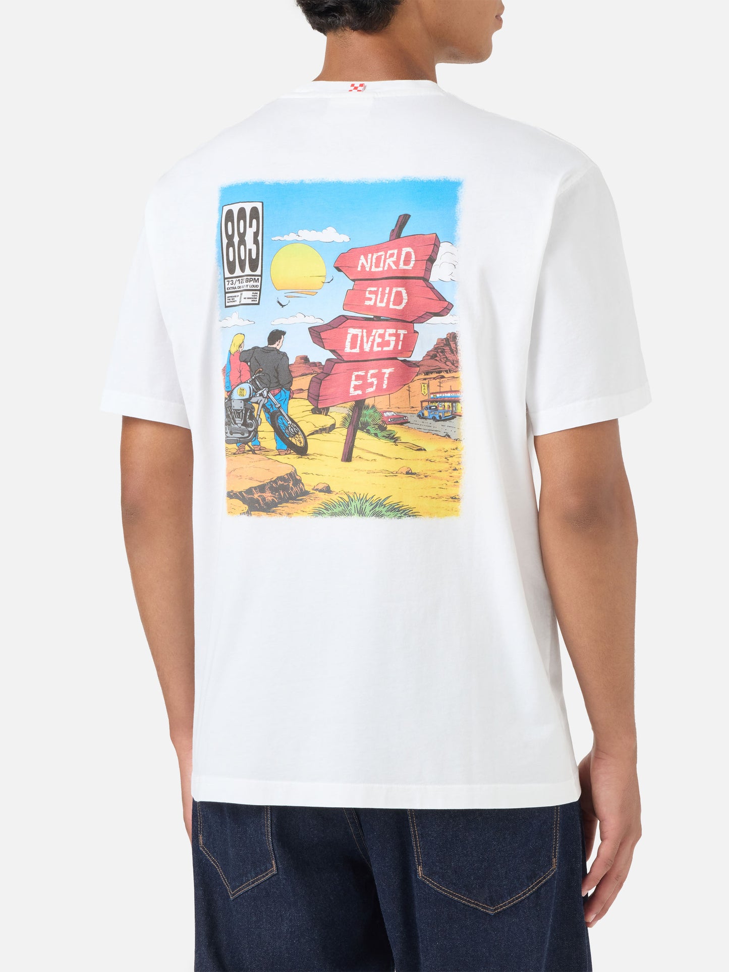 Weißes Portland-T-Shirt mit Nord Sud Ovest Est-Print | Special Edition 