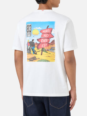 Weißes Portland-T-Shirt mit Nord Sud Ovest Est-Print | Special Edition 