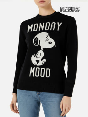 Damenpullover mit Monday Mood Snoopy-Aufdruck | SNOOPY – PEANUTS™ SONDEREDITION