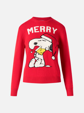 Woman sweater with Snoopy print | SNOOPY PEANUTS™ SPECIAL EDITION