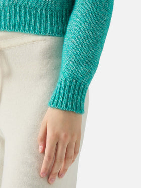 Neues Queen Crop Soft-Curl-Neck-Halsband mit St. Barth-Stickerei