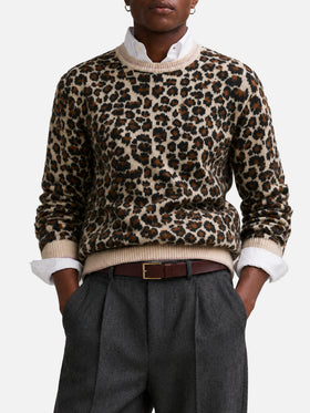 Maglione New Queen Soft con fantasia animalier