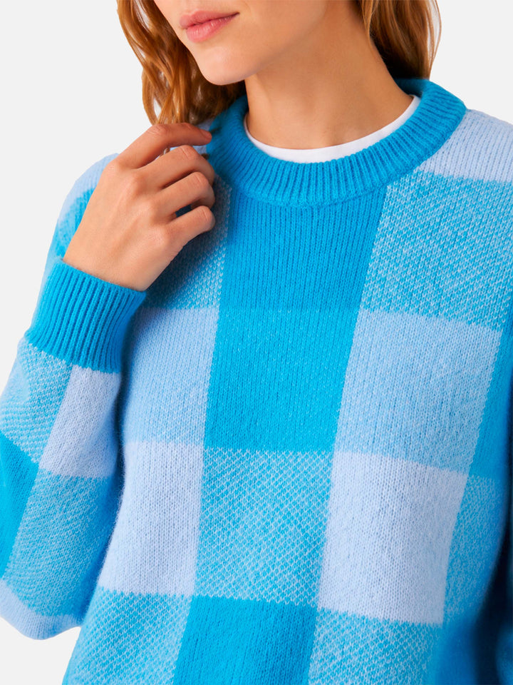 Nouveau pull New Queen Soft check 