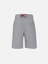 Graue Bermudashorts aus Baumwollfleece für Jungen Randle Jr