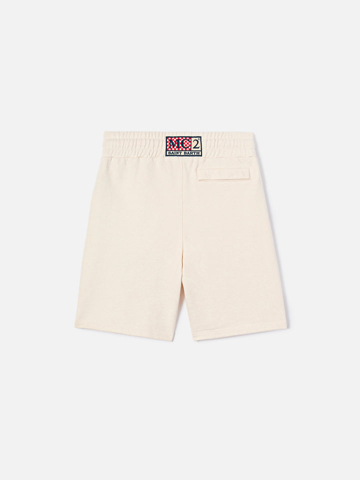 Cremefarbene Randle Jr Shorts 
