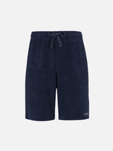 Man navy blue terry bermuda shorts Rande Sponge