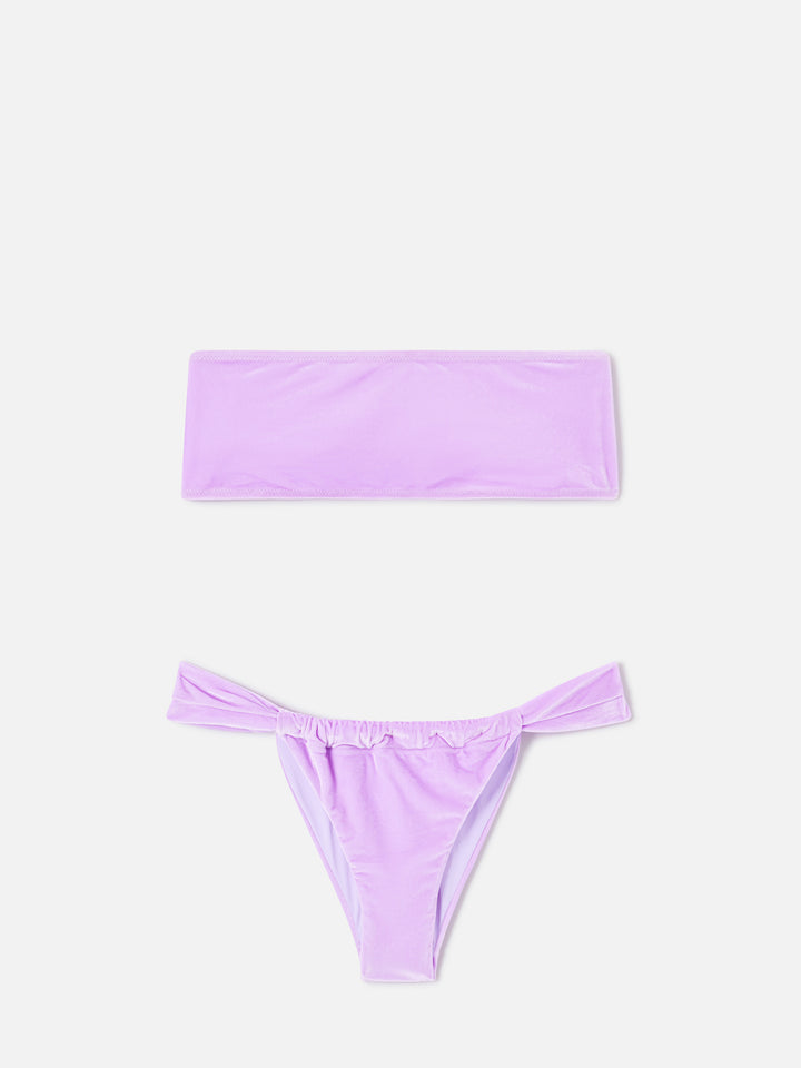 Rebby Noelle chenille bandeau bikini