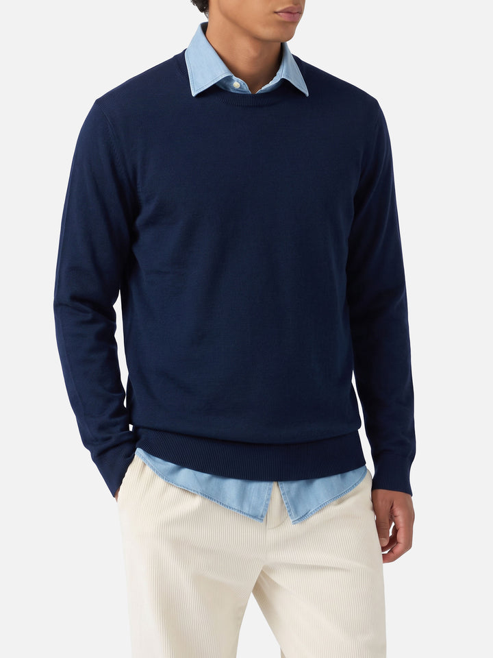 Suéter de cuello redondo Regent en 100% MERINO WOOL 