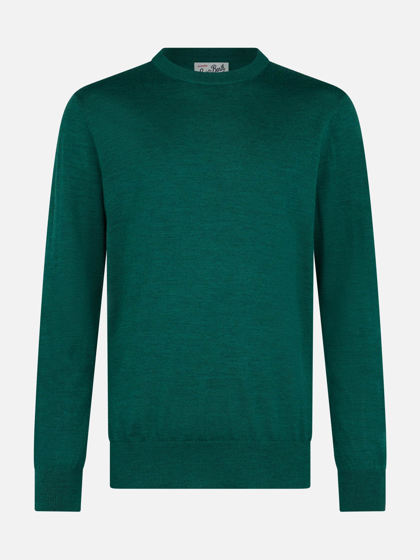 Man Regent british green merino wool sweater - MC2 Saint Barth