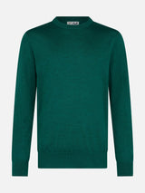 Man Regent british green merino wool sweater