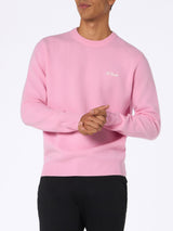 Man pink lambswool sweater Regent