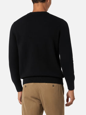 Black lambswool sweater Regent