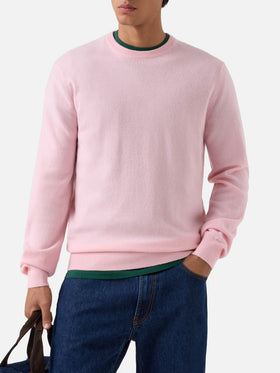 Sweat-shirt col rond Regent en rose 
