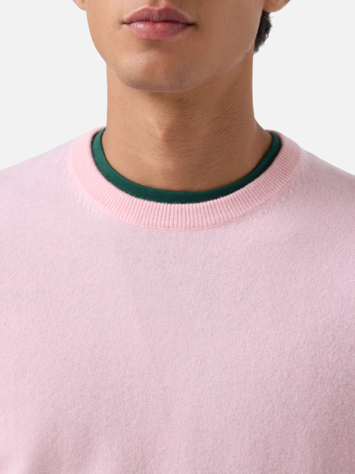 Sweat-shirt col rond Regent en rose 