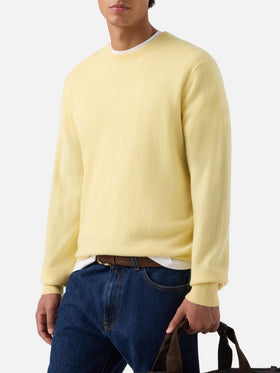 Yellow Regent cashmere crewneck