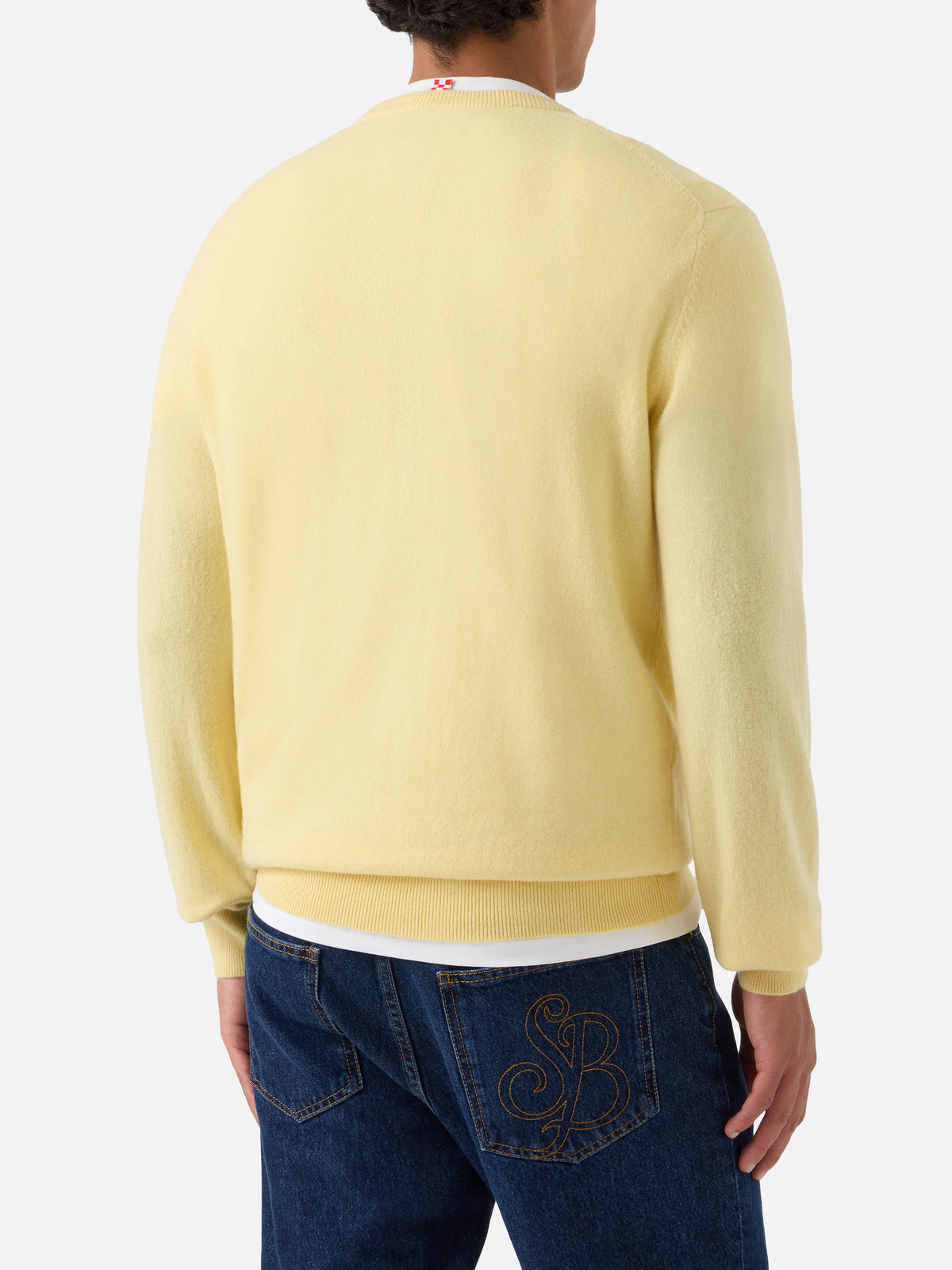Yellow Regent cashmere crewneck