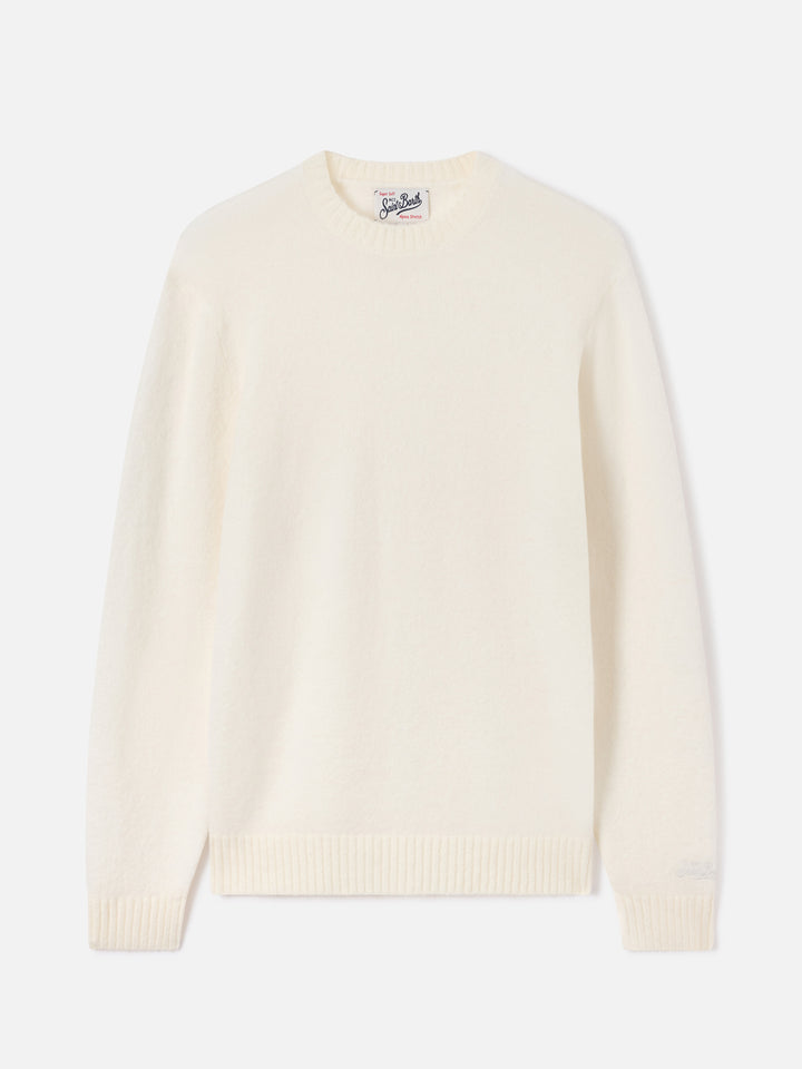 Off white Regent alpaca blend crewneck