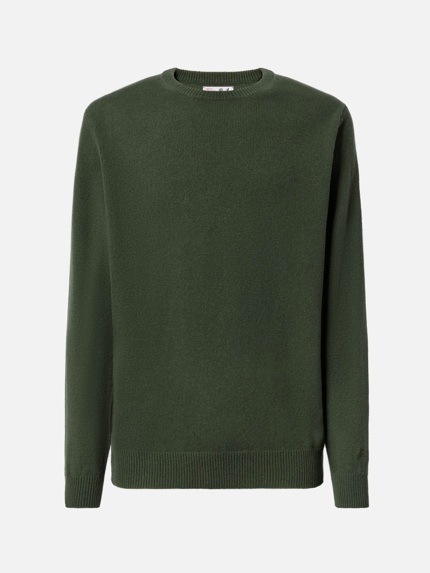 Regent military green lambswool sweater