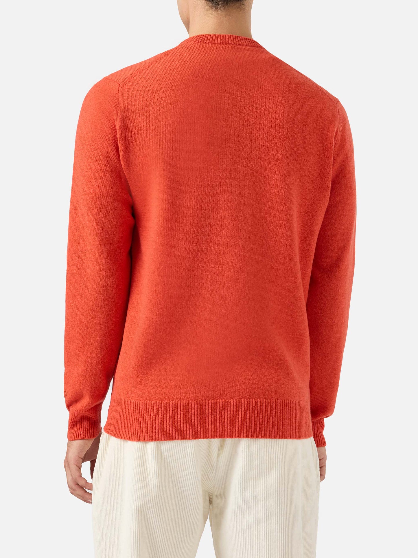 Regent orange lambswool sweater